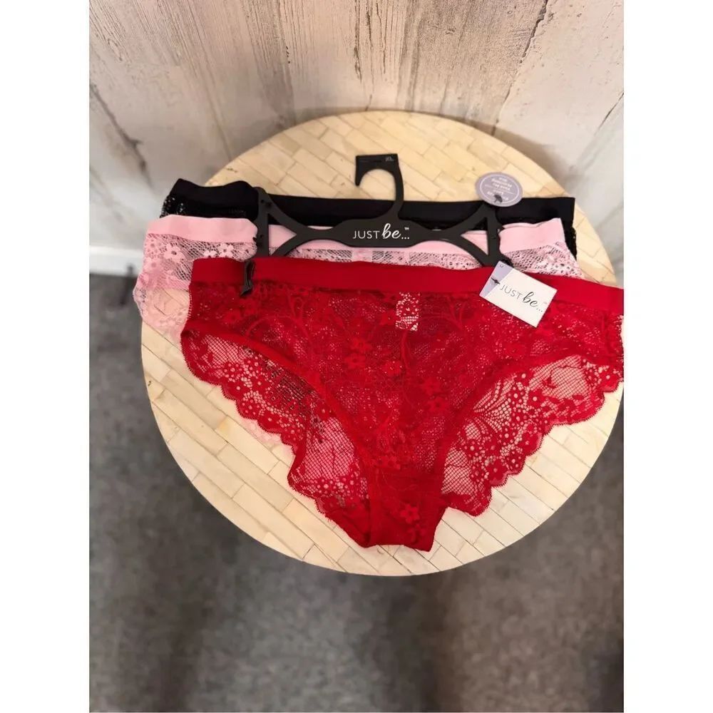 Just be laced panty set of 3 size XL